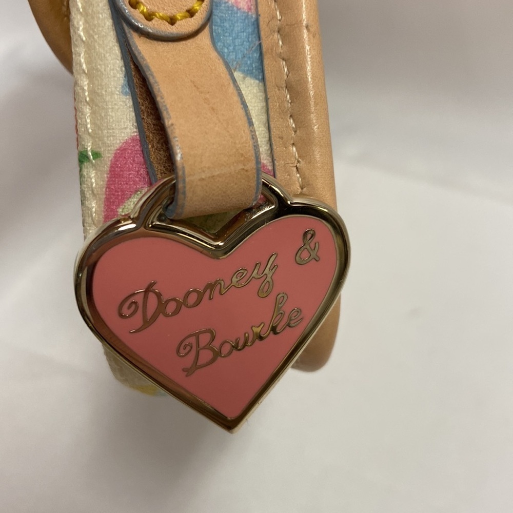 Dooney & Bourke Vintage Rainbow Party Graffiti Wristlet Nwot View 3